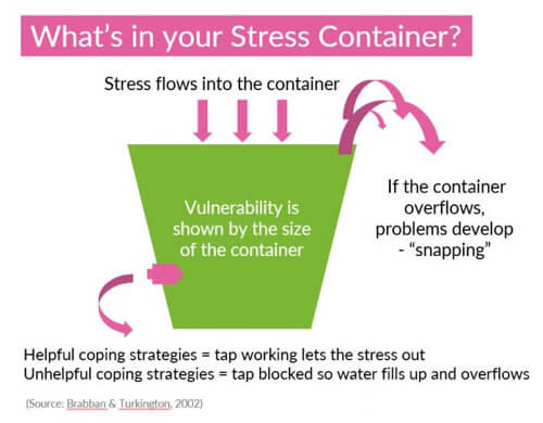 Wellbeing-stress-container