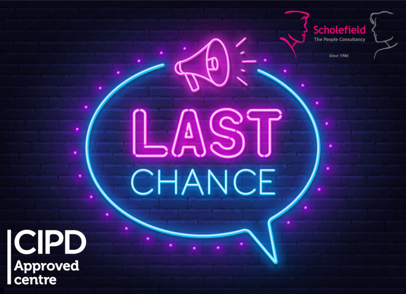 Last chance graphic